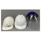 (2) Safety Helmets & (1) Face Shield