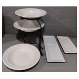 (5) Plates With Stand