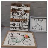 (3) Wall Hanger Decor