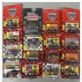 (16) Various NASCAR Die Cast Cars SEALED