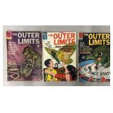 (3) Dell 1964 & 1967 The Outer Limits Comic Books