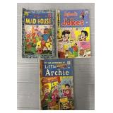 (3) Archie 1966, 67 & 69 Comic Books