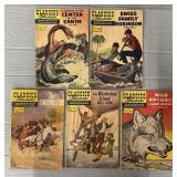 (5) Classics Illustrated 1963 & 64 Comic Books