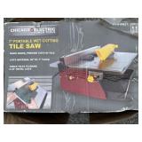7' Portable Wet Cutting Tile Saw