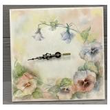 Quartz Floral Wall Clock