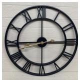 Large Metal Decorative Clock