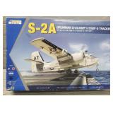 Sealed Grumman S-2A Tracker Plane Model
