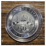 One Ounce Silver Round: Voyageur