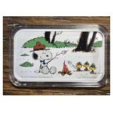 One Ounce Silver Bar: Colorized Snoopy