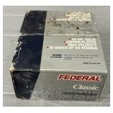 (1000) Rounds of Federal .22 Cal Cartridges