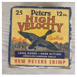 (15) Vintage Peter's High Velocity 12ga Shotshells