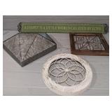 Variety of Wall Decor Items