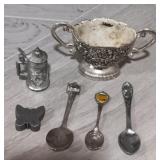Vintage Sugar Bowl Spoons & More