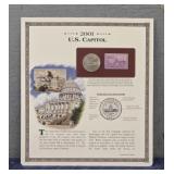 2001 U.S. Capital Coin Stamp