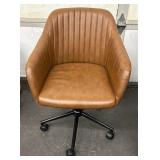 Brown Adjustable Swivel Office Chair