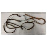 Leather Horse Reins w/ Bridal & Bit
