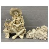 (2) Garden Decor Statues
