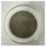 1949 Half Crown 40% Silver Coin