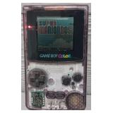 Gameboy Color With Super Mario Bros Game