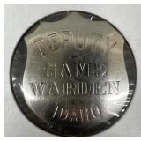 Idaho Deputy Game Warden Badge