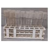 (24) Lab Glass Cylinder Test Tubes