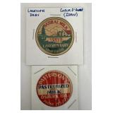 Lakeview Dairy & Pattersons Bottle Caps