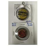 (2) Beer Bottle Caps- Nampa & Boise