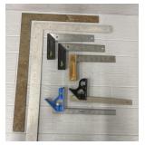 (7) Various Sized Combination Mitre Squares