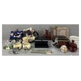 Assortment of Glass, Frames, & Collectibles