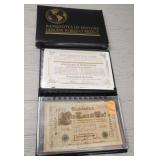 Certified German Huperinflation Bank Notes