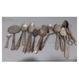 Variety of Vintage Silverware
