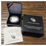 2017 Lions Clubs US Mint Proof Silver Dollar