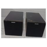 (2) Philips Speakers