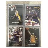 (4) Mint Lakers Kobe Bryant Basketball Cards
