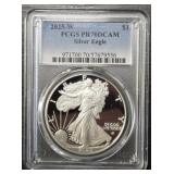 2025-W Silver Eagle: PCGS PR70DCAM