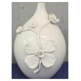 White Floral Vase