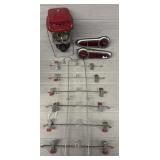 Vintage Taillights, Lantern & Tie Holder