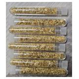 (8) Vials of Gold Foil Leaf Flakes #1