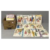 Box of 1970s Vintage Seeing Patterns for Girls