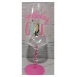 Birthday Girl Wine Glass