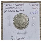 Polish-Lithuanian Silver 3 Polker