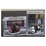 (2) Caitlin Clark Collectable Cards w/ Shoes