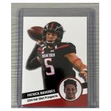 Patrick Mahomes Football Card