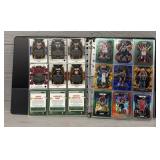 NBA Panini Colored Prizm Cards in Binder
