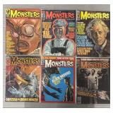 (6) Famous Monsters Magazines