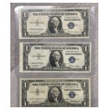 (3) Silver Certificate $1 Notes