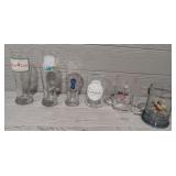 Variety of Vintage Beer Glasses