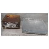 Variety of Amber & Clear Plates