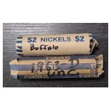 (1) Roll of 1963-D & (1) Roll of Buffalo Nickels