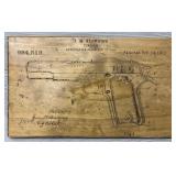 Wooden Gun Sign Decor